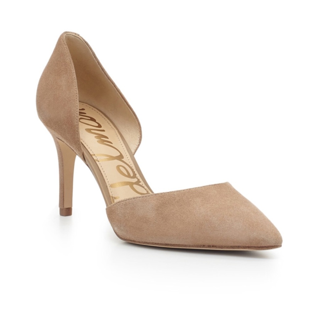 San Edelman Telsa D’Orsay Pumps in Oatmeal NWOT